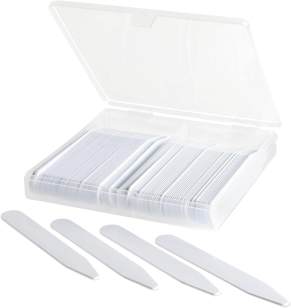 Super Stays ACCESSORY メンズ US サイズ: 100 Collar Stays - 2.5" long カラー: ホワイト