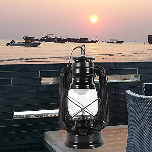 Image of Wall Sconces, Retro Antique Vintage Rustic Lantern Lamp Wall Sconce Light Fixture (Black - 2 Pcs)