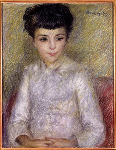 Lienzo Retrato de una niña de Renoir para transformar las paredes de su salon
