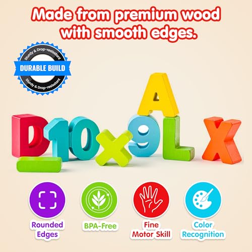 Image of Kidology Digital Letter Matching Board Puzzle - Educational Alphabet & Number Learning Toy for Kids Age 1+ Years | Montessori Word Recognition & Cognitive Development Game | Unique Gifting Idea