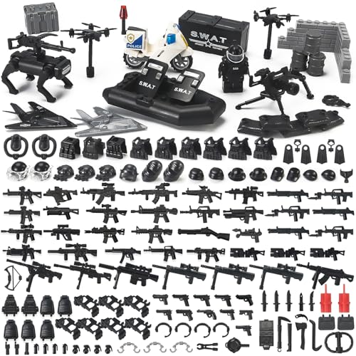 Feleph SWAT Military Weapon Pack Building Block Set City Police