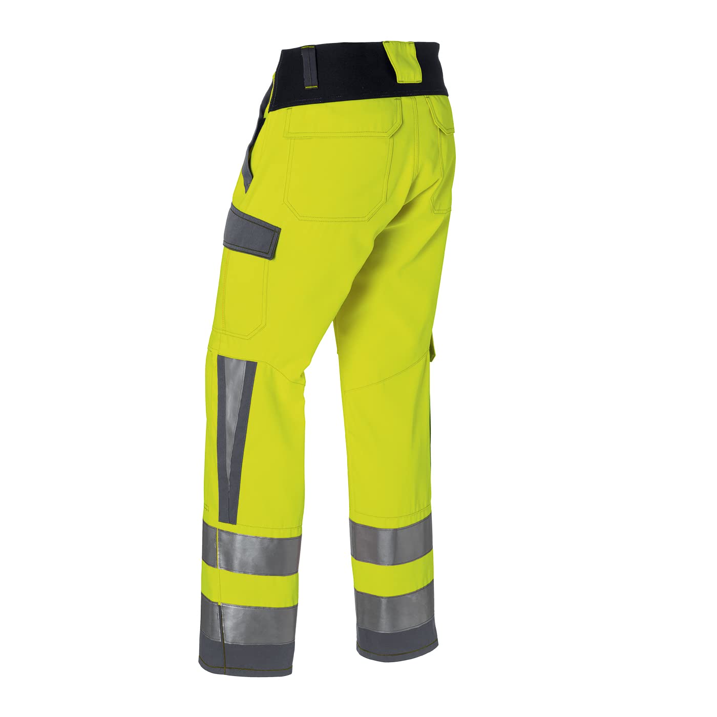 KÜBLER PROTECTIQ HIGH VIS Hose ARC2 PSA 3 – Schutz-Arbeitshose mit Knieschutztaschen und Reflexstreifen