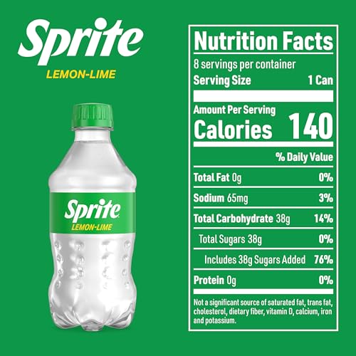 Image of Sprite, Lemon Lime Soda, 12 oz (pack of 8)