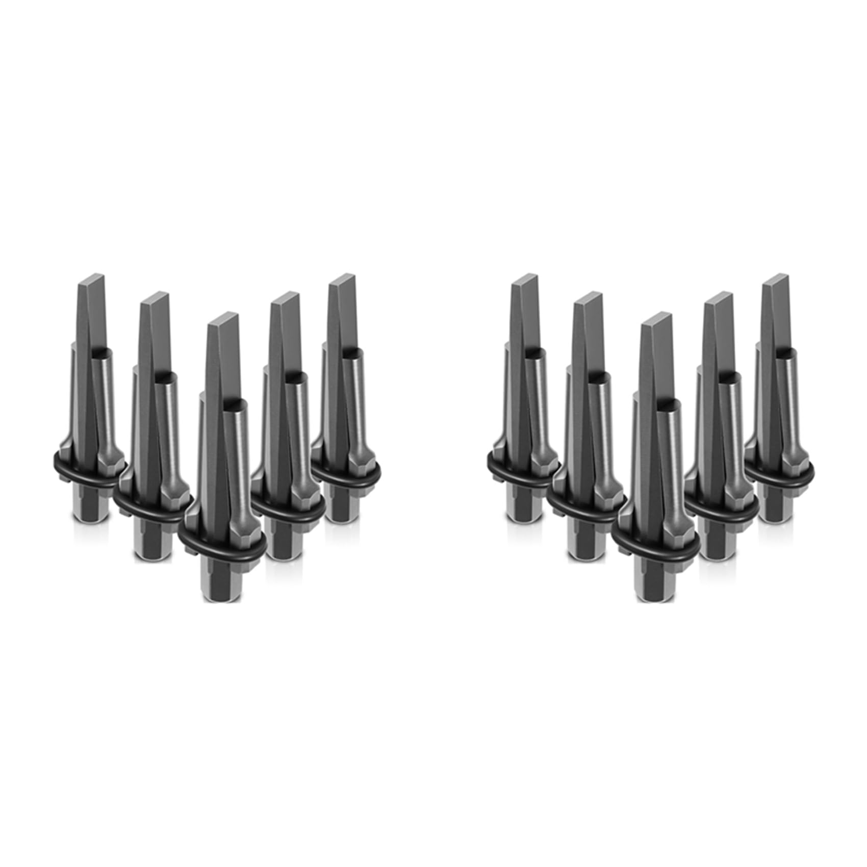Jnchdghwa Steel 10Pcs Stone Splitter Heavy Duty Plug Wedge Shims Stone Expansion Tool For/Marble Separator Hand Tool