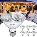 Nioclerce PAR30 Short Neck Halogen 75W 120V - 6 Pack PAR30 Flood Light Bulbs Warm White, PAR30 Dimmable E26 Base, Long Lasting PAR30 Halogen Bulb for Accent Lighting, Tracking Light, Recessed Light