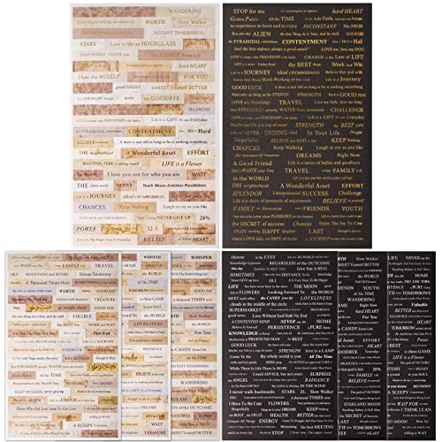 150 Adesivi Estetici Vintage Con Glitter E Acquerello: Set Per Scrapbooking E Journaling