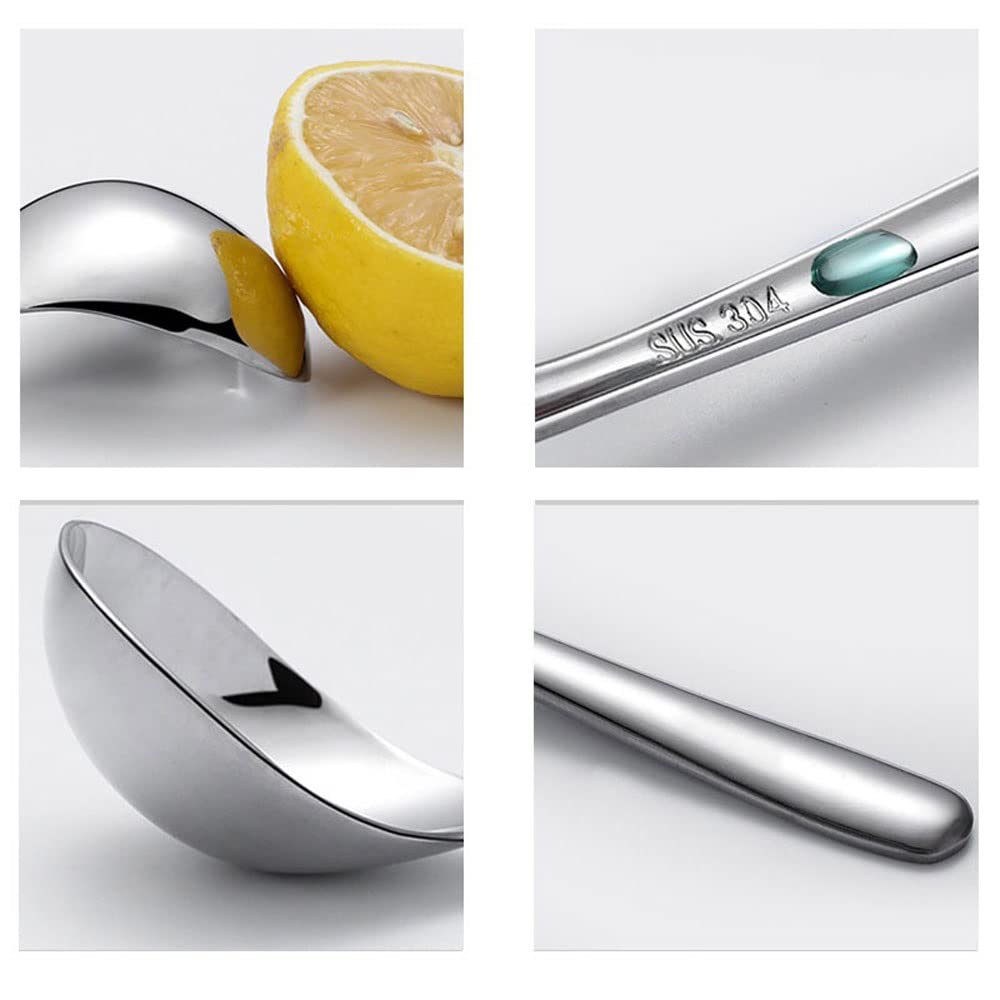 Juego de cucharas a Granel, Cuchara espesante, Creativa, de Mango Largo, para Servir ollas Calientes en hoteles, cucharón para Sopa, Utensilios Esenciales para la Cocina del hogar,