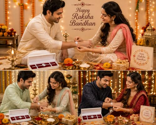 Image of Silver Rakhi for bhai,bracelet for brother,Rakhi set for brother,rakhis for rakshabandan,men,kids,boys(1000)