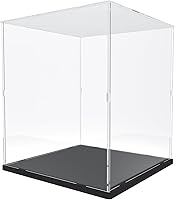 Vista 19 de DuvinDD Vitrina de acrílico para grandes coleccionables, caja transparente de 29 pulgadas de alto para muñeca Bearbrick 1000% Lego 10341 a prueba