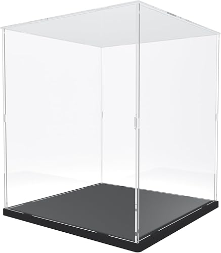 Miniatura 19 de DuvinDD Vitrina de acrílico para grandes coleccionables, caja transparente de 29 pulgadas de alto para muñeca Bearbrick 1000% Lego 10341 a prueba