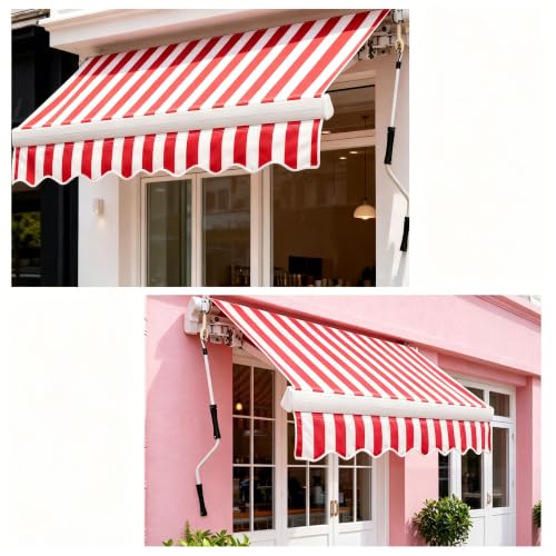 Toldo de repuesto impermeable y retráctil para ventanas 3