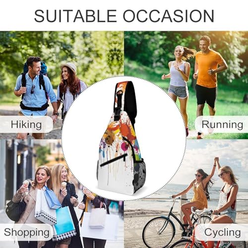 Mochila tipo sling para senderismo y uso casual miniatura 6