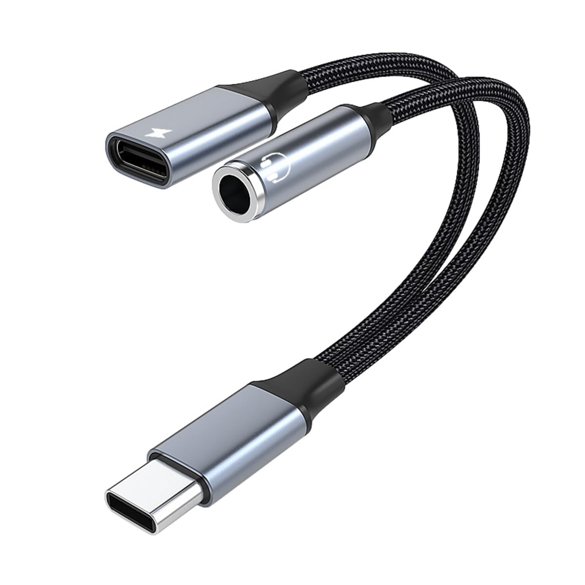 Amazon.co.jp: Ladruph 2in1 USB C イヤホンジャック変換 L字型 USB C