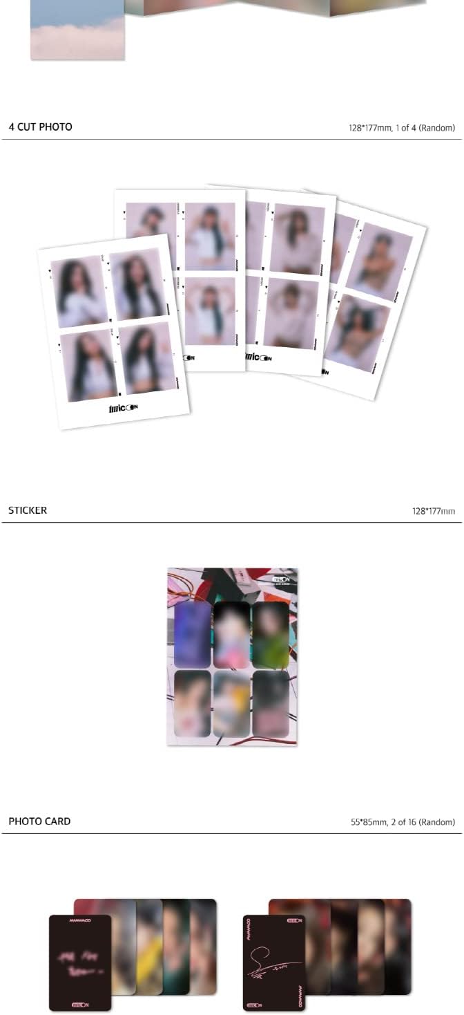 MAMAMOO MIC ON 12th Mini Album MAIN Version CD+Poster+Booklet+Lyrics accordion card+4 Cut photo+Sticker+Photocard+Tracking