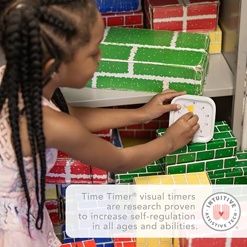 TIME TIMER 10 Minuten MOD Education Edition – Visueller Timer mit Desktop-Software für Kinder im Klassenzimmer, Produktivitäts-Timer, Lernwerkzeug und Bürobesprechungen mit leisem Betrieb (10 Minuten)