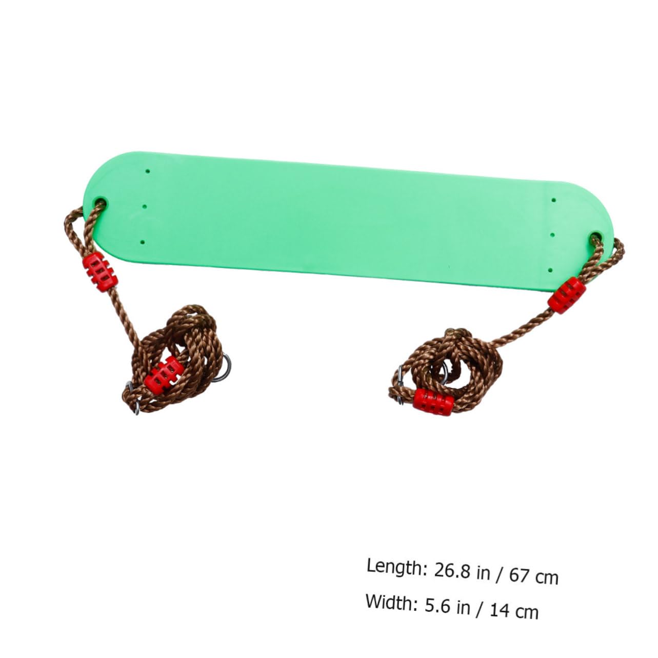 ibasenice 1Pc Hanging Swing Seat for Indoor Outdoor Swing with Rope for Playsets Fun Activity for Ages Design for Hand and Foot Coordination