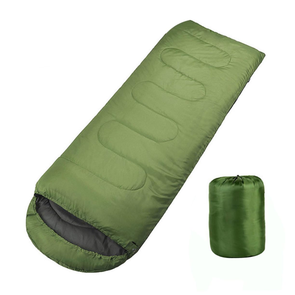 GALPADA Camping with Hood for Cold Weather Lightweight Mummy for Hiking Outdoor Activities and Home Use Olive Green