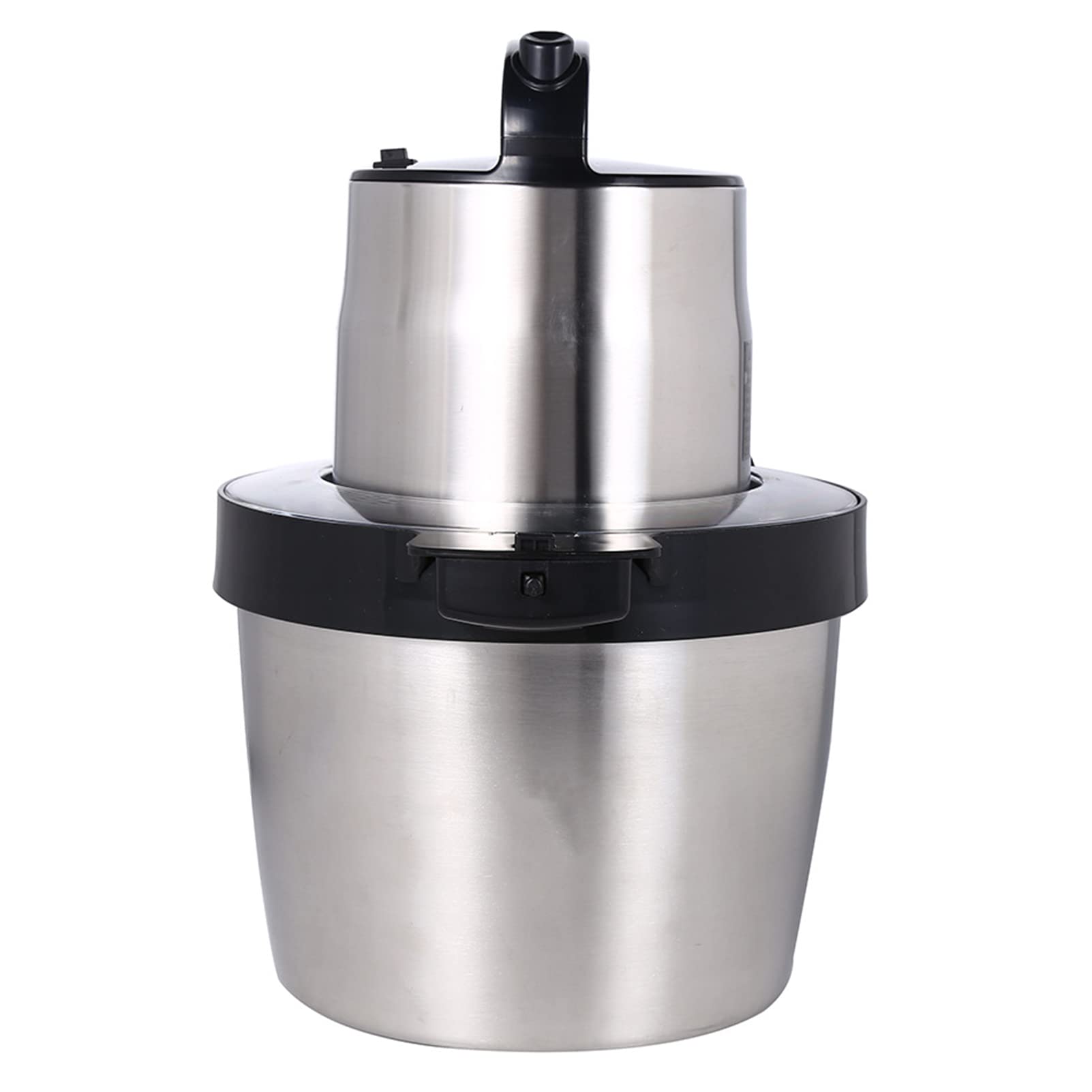 Hachoir en acier inoxydable pour légumes, fruits et noix, hachoir à viande électrique, bol de 6 L, 1600 W avec 4 lames tranchantes