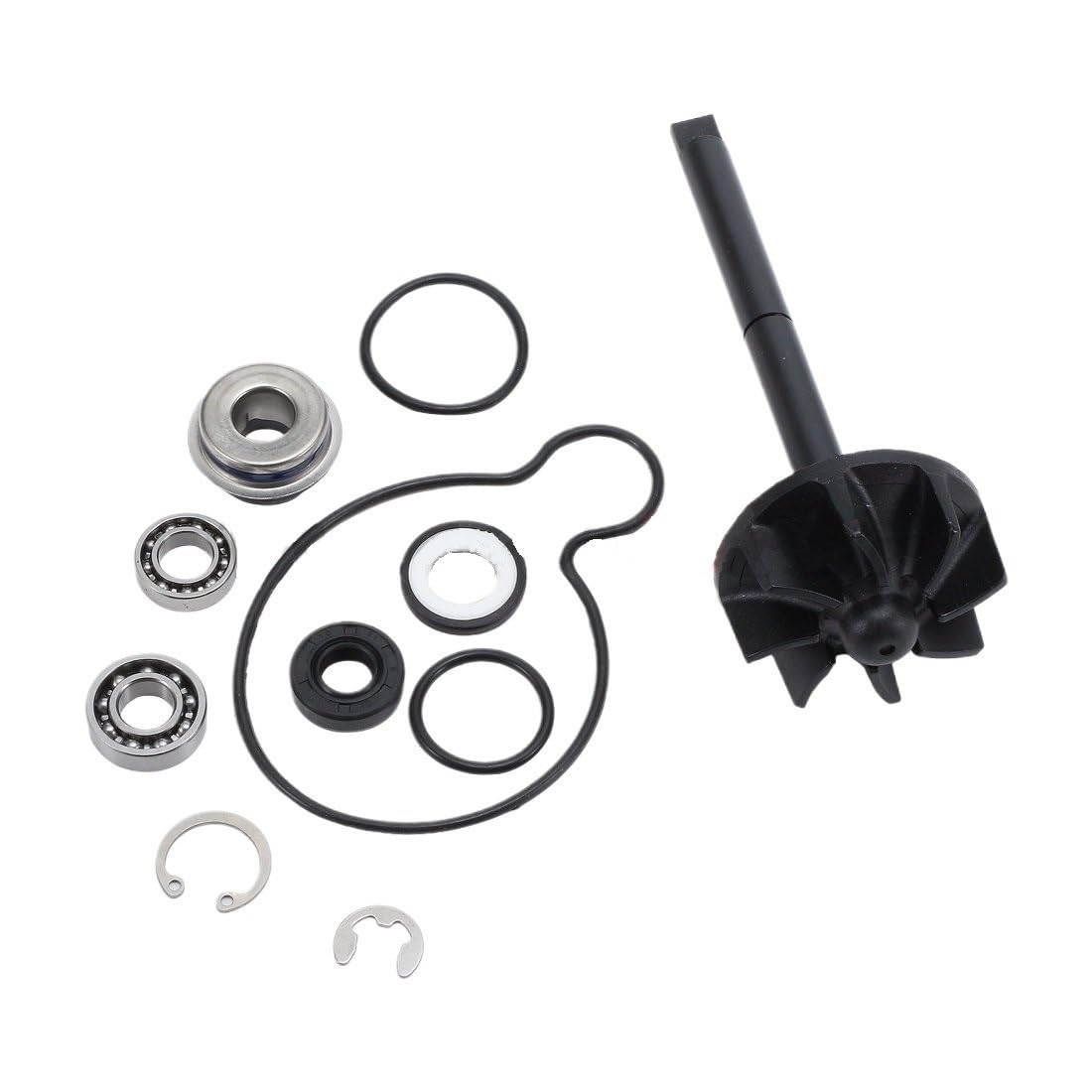 Pasuje do Suzuki AN650 Burgman SkyWave 650 2005-2017 17400-10G10 zestaw naprawczy wału wirnika pompy wodnej Zestaw chłodnicy wirnika pompy wodnej o dużych