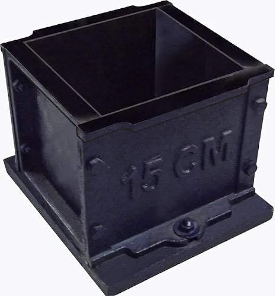 Concrete Cast Iron Cube Mould Perfect Casting Oiled Surface for Long Life (15 Cm 7 to 7.5)-image-32