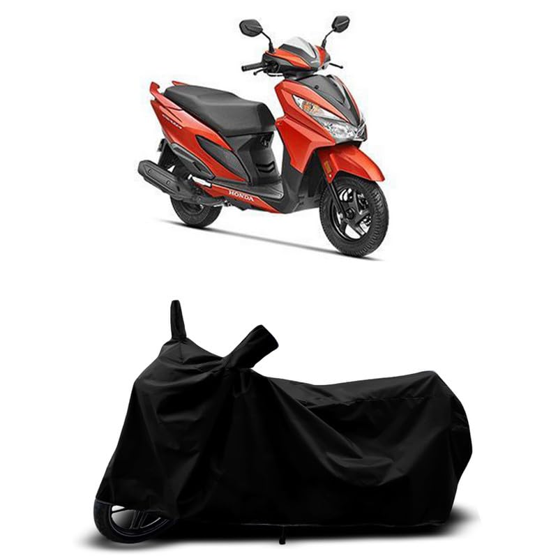 Image of DUFFEL-All Two Wheeler Bike /Scooty Body Cover Used for Grazia Heat Protectio /Water Resistance /UV-Rays /Birds Dropping /Scratchproof /Dust Proof /Waterproof All Variants [Black]