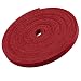 Leather Straps 2 Pieces 1/4 Wide and 72 inches long Laces That Are Great For Many Purposes by TOFL (red)