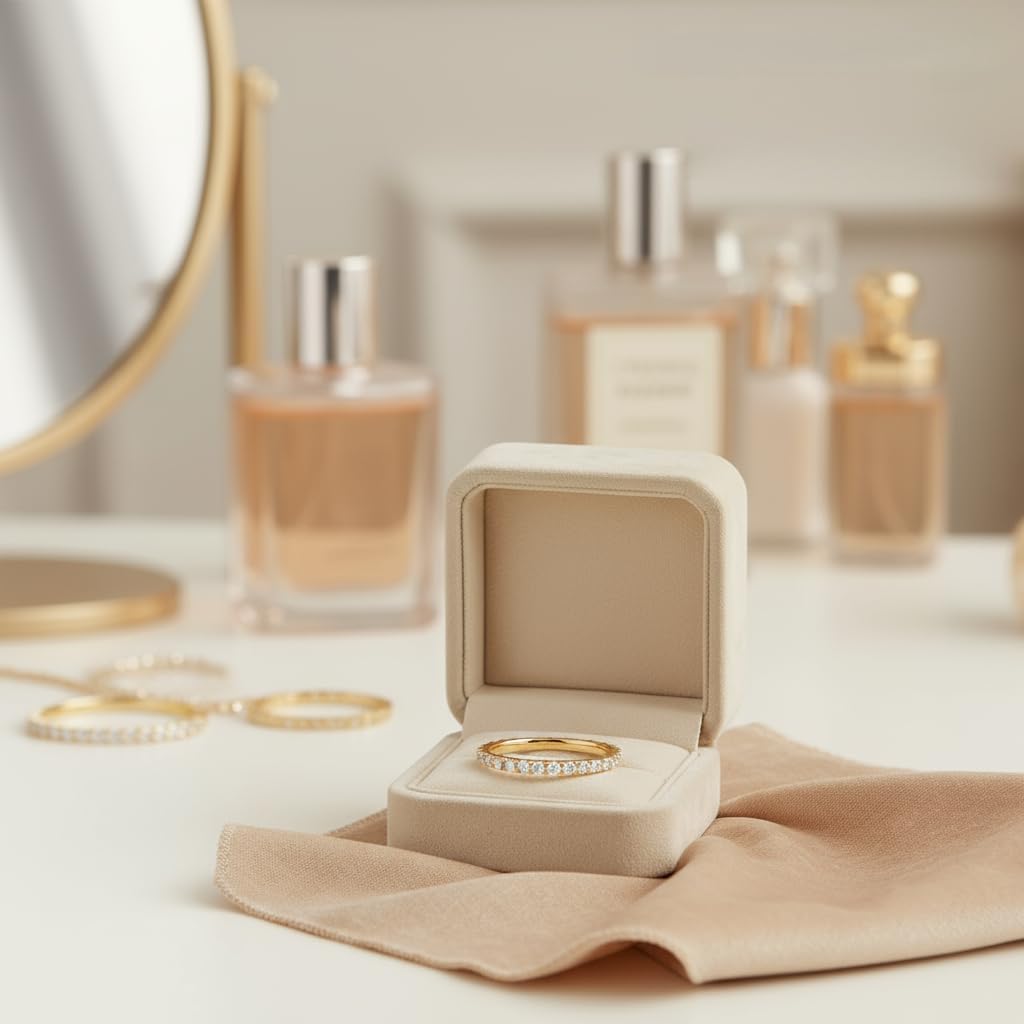 18K Gold Plated Ring Cubic Zirconia Finger Ring for Women Imitation Diamond Fashion Accessories Jewelry Gifts - Image 6