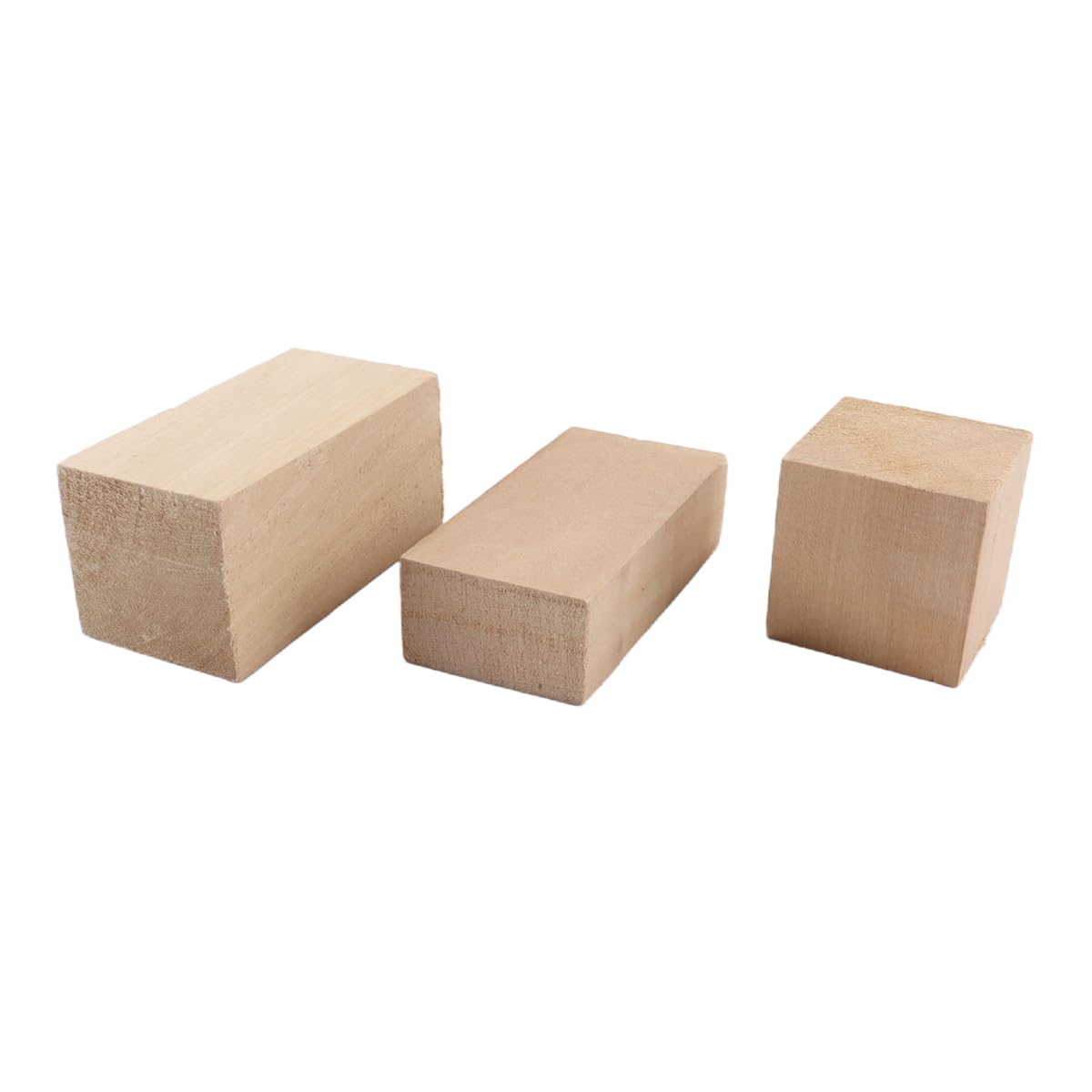 Bois de tilleul pour sculpture Riven, 12 blocs variés pour vos soirées création et artisanat