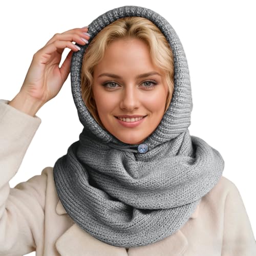 Bonnet femme hiver chaud chapeau femme pour le ski avec cache-oreilles intégré