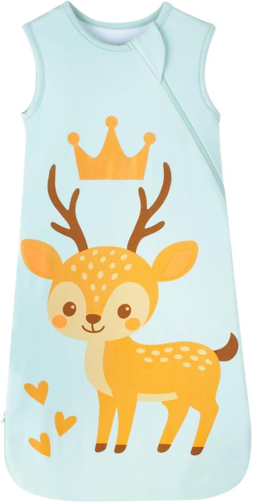 Premium Baby Sleep Sack, Organic Bamboo Wearable Blanket Ultra-Soft, Safe, Breathable Baby Sleeping Bag