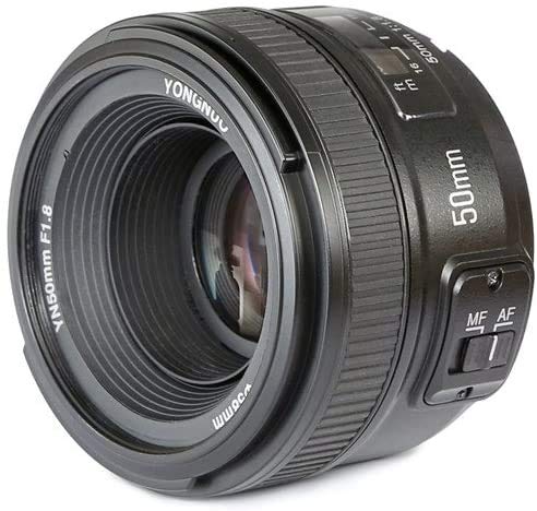 Objectif standard YN50 mm F1.8N - Grande ouverture - Mise au point automatique manuelle AF MF pour appareils photo reflex numériques Nikon