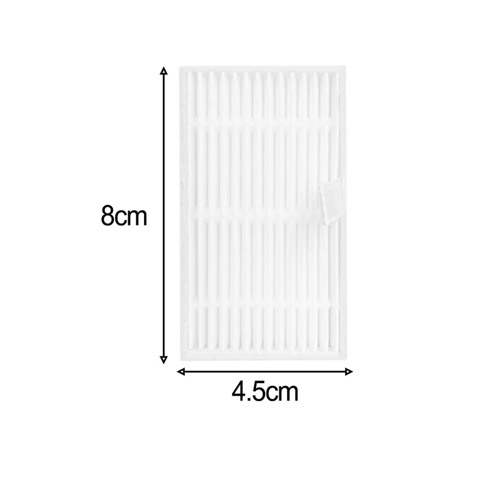Filtro HEPA de Cepillo Lateral Compatible con Piezas Recambio aspiradora Robot W7 W9 W11 W15
