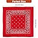 Raylarnia Bandana Multi-Purpose 100% Cotton Headbands for Women, 22 inch Paisley Cowboy Bandanas for Men