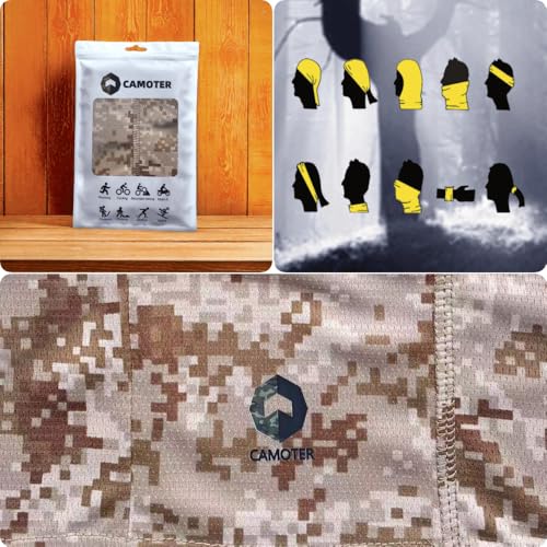 Image of Camo Balaclava Ski Face Mask UV Protector for Man and Women Hunting Fishing Motorcycle Windproof&Military Tactical