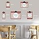 EUROPEL Klemmbrett aus MDF, mini/Rechnungsgröße, FSC-zertifiziertes MDF, mit schwarzem Metallclip, für Klassenzimmer, Büro, Geschäft, Restaurant, Lager, 280x115x3mm