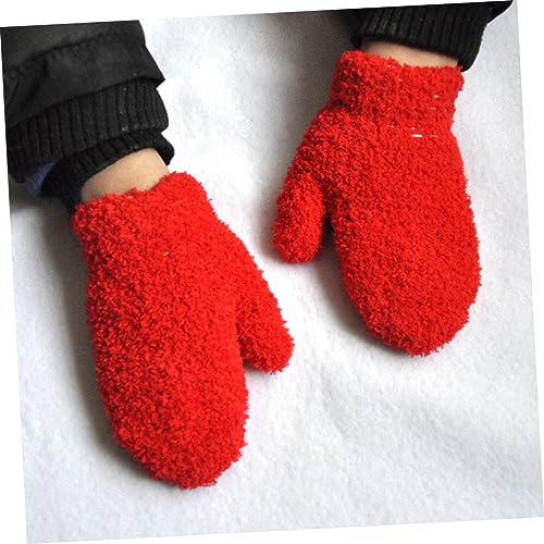 6pairs Boy Girl Mittens Warm Knitted Gloves for Boys and Girls Full Coverage Hand and Stylish for Cold Weather Activities4