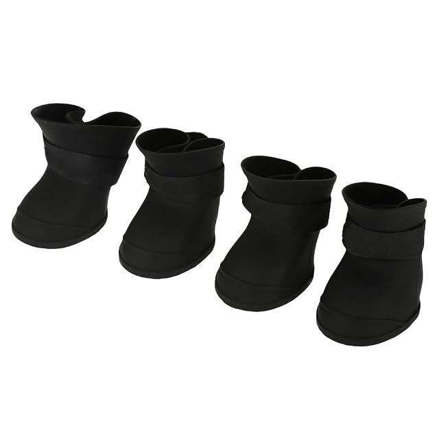 Botas de Silicona para s pequeños con Colores Dulces Zapatos Impermeables para Mascotas Zapatos…