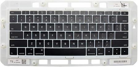 Keyboard Keycaps Full Set Replacement for MacBook Pro Retina 13" / 15" Model A1706 A1707 2016-2017 (Black, Silicone, Thermoplastic Polyurethane)