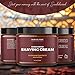 Majestic Pure Sandalwood Shaving Cream for Men and Women - Smooth Close Refreshing Shave Cream Gel, Fights Irritation and Razor Burn, Normal or Sensitive Skin, Great Gift Item, 8 oz