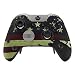 eXtremeRate US Flag The Stars & Stripes Patterned Faceplate Front Housing Shell with Soft Touch Grip for Microsoft Xbox One Elite Controller with Thumbstick Accent Rings