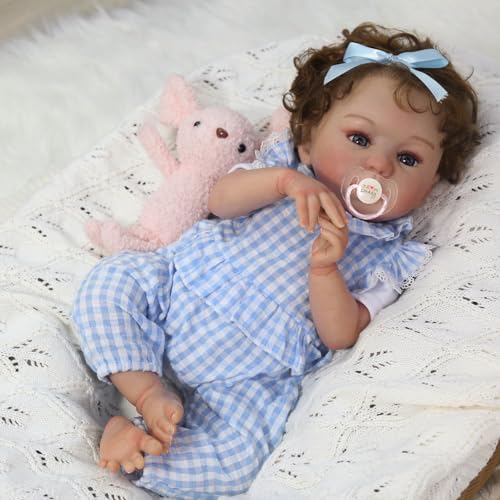 Muñeca Reborn Baby Doll realista de 18 pulgadas con accesorios