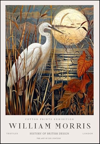 Décoration murale William Morris sans cadre toile pour relooker mur vide 40x60
