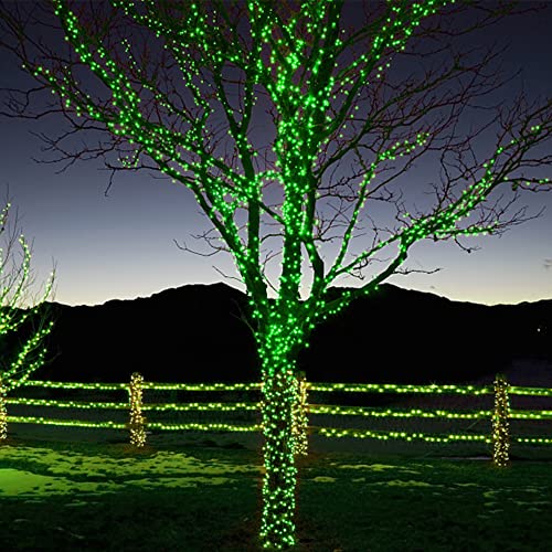 300 Led Halloween String Lights, 98.5Ft Christmas String Lights With 8 Lighting Modes, Waterproof & Connectable Mini Lights, Plug In For Indoor Outdoor Holiday Xmas Party Bedroom Decorations (Green) #TOP5