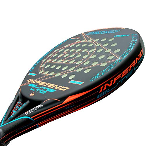 Dunlop Inferno Elite Paddle Racquet, Blauw - Image 4