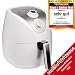 Produktbild Heißluftfritteuse Airfry ohne Fett frittieren mit Frittiertopf ohne Öl, heissluft Fritteuse mit Timer, für bis zu 4-5 Personen 1500W, weiss