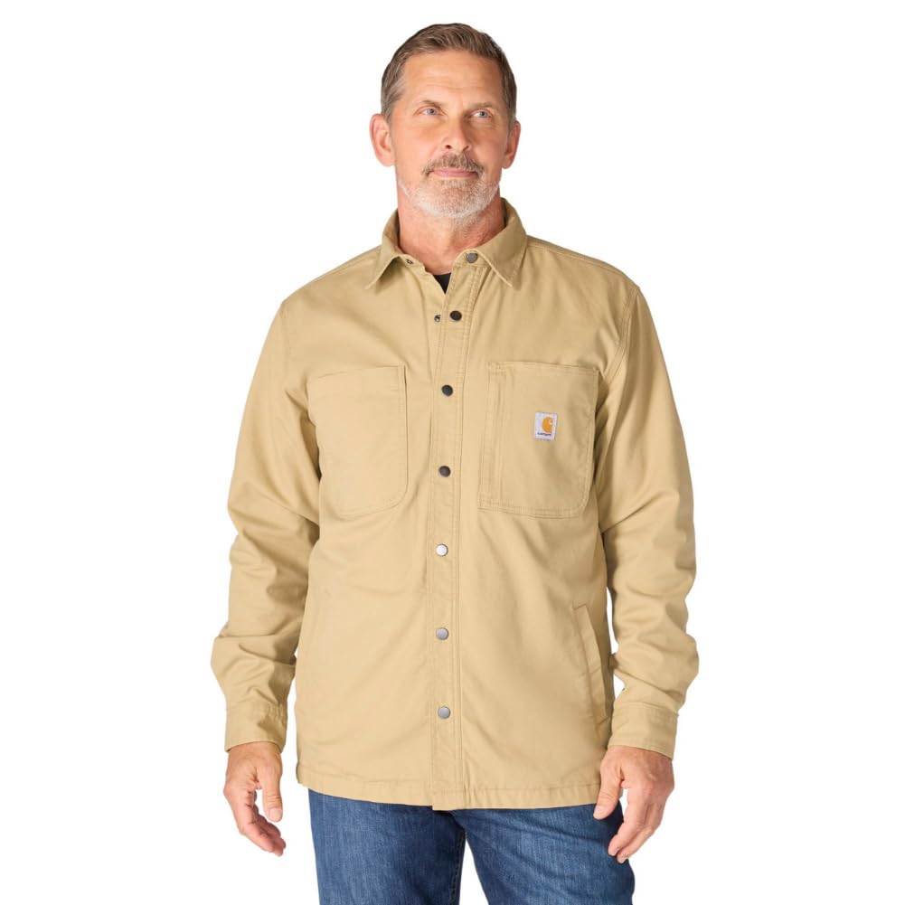 Carhartt Men's Big & Tall Flame Resistant Canvas Shirt Jacket