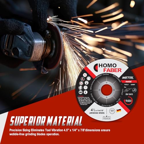 HOMO FABER 25-Pack Grinding Wheels