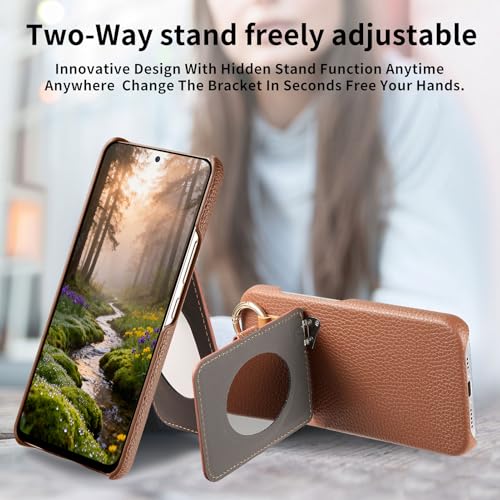 Coque Realme 15 Pro housse protection antichoc étui cuir avec miroir