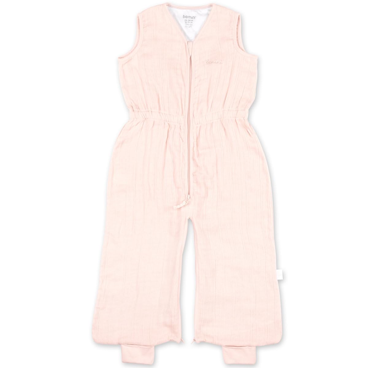 BEMINI Gigoteuse jambes séparables été - TOG 0.5 Gaze douce d'été - Rosa