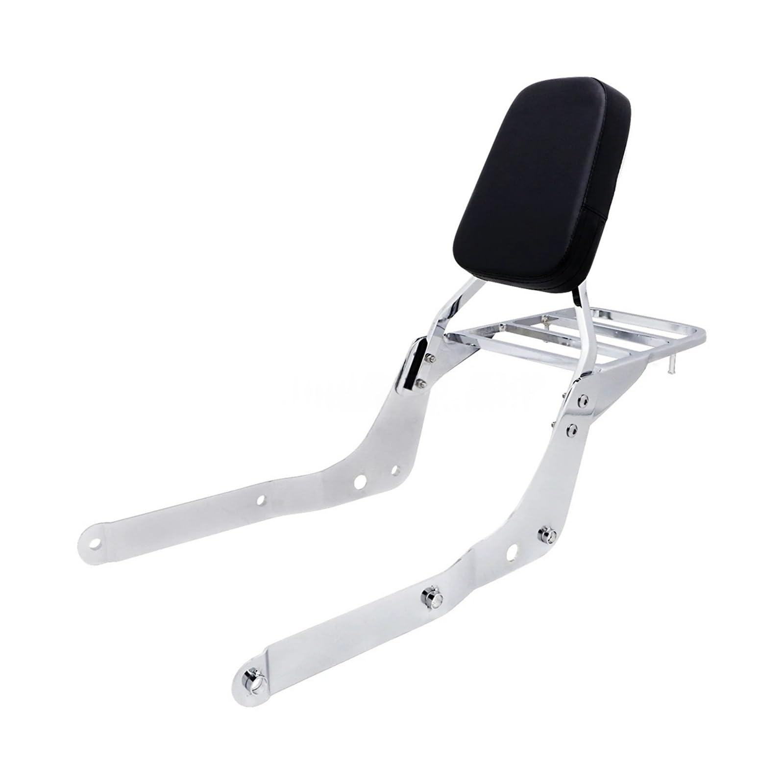 drążek Sissy Pasuje do Honda Shadow VT750C Aero VT 750C 2004-2022 akcesoria motocyklowe tylne oparcie półka na bagaże Sissy Bar oparcie kierowcy(Chrome)